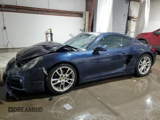 2015 Porsche Cayman with VIN WP0AA2A89FK163213, listed as a Copart auction lot 88737205 with 104,777 mi miles and Salvage Title. Bid and sale history available at DreamBid. Image 1.