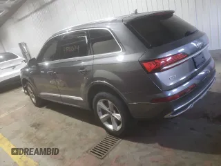 2020 Audi Q7 Premium with VIN WA1AJAF79LD007452, listed as a Copart auction lot 49701074 with 0 mi miles. Bid and sale history available at carsss.com. Image 2.