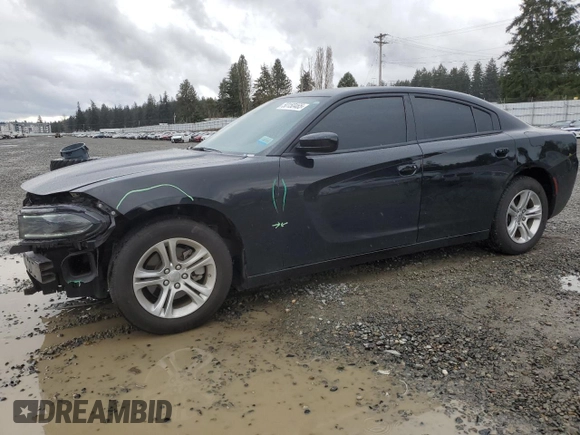 2022 Dodge Charger SXT with VIN 2C3CDXBG9NH165637, listed as a Copart auction lot 50150465 with 56,413 mi miles and Salvage Title. Bid and sale history available at DreamBid. Image 1.