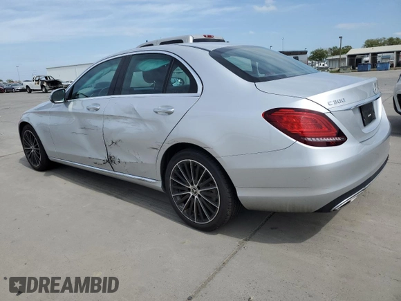 2020 Mercedes-Benz C with VIN 55SWF8DB8LU324935, listed as a Copart auction lot 50779315 with 104,332 mi miles and Clean Title. Bid and sale history available at carsss.com. Image 2.