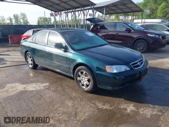 2001 Acura TL with VIN 19UUA56651A025335, listed as a IAAI auction lot 42075347 with 193,938 mi miles. Bid and sale history available at carsss.com. Image 1.