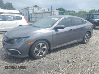 2019 Honda Civic LX with VIN 19XFC2F65KE030081, listed as a Copart auction lot 54216415 with 86,014 mi miles and Salvage Title. Bid and sale history available at DreamBid. Image 1.