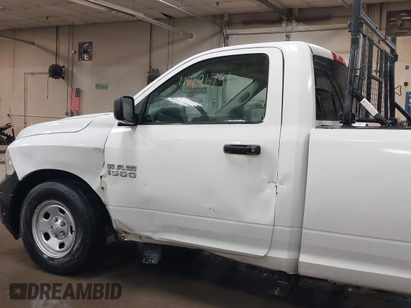 2017 Ram 1500 Tradesman with VIN 3C6JR6DG7HG622291, listed as a IAAI auction lot 42096791 with 47,370 mi miles and . Bid and sale history available at DreamBid. Image 6.