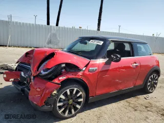 2024 MINI Hardtop 2 Door Cooper SE with VIN WMW13DJ01R2V91536, listed as a Copart auction lot 64391984 with 0 mi miles and Salvage Title. Bid and sale history available at carsss.com. Image 1.