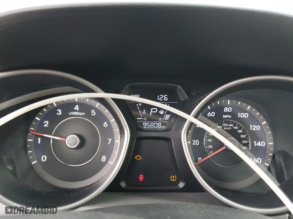 2014 Hyundai Elantra SE with VIN 5NPDH4AE5EH508602, listed as a Copart auction lot 50047935 with 95,808 mi miles and Salvage Title. Bid and sale history available at carsss.com. Image 9.