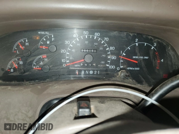 1999 Ford Super Duty F-250 XL with VIN 1FTNX21F1XEA88070, listed as a Copart auction lot 70012924 with 286,161 mi miles and Salvage Title. Bid and sale history available at carsss.com. Image 9.