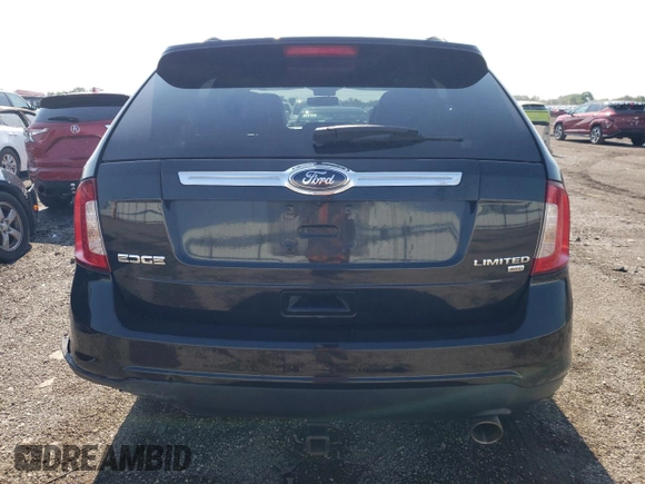 2013 Ford Edge Limited with VIN 2FMDK4KC2DBB91074, listed as a Copart auction lot 63145834 with 172,310 mi miles and Salvage Title. Bid and sale history available at carsss.com. Image 6.