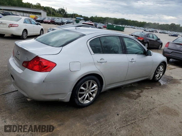 2008 Infiniti G35 with VIN JNKBV61E08M222550, listed as a Copart auction lot 72917744 with 195,972 mi miles and Salvage Title. Bid and sale history available at DreamBid. Image 3.