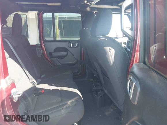 2022 Jeep Wrangler Unlimited High Tide with VIN 1C4HJXDG1NW119356, listed as a IAAI auction lot 41525063 with 18,025 mi miles and . Bid and sale history available at DreamBid. Image 8.