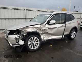 2013 BMW X3 xDrive28i with VIN 5UXWX9C58D0D06257, listed as a Copart auction lot 78524724 with 125,164 mi miles and Salvage Title. Bid and sale history available at carsss.com. Image 1.