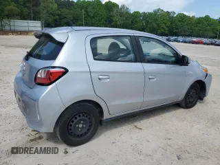 2021 Mitsubishi Mirage ES with VIN ML32AUHJ6MH010763, listed as a Copart auction lot 53855315 with 72,486 mi miles and Salvage title. Bid and sale history available at DreamBid. Image 3.