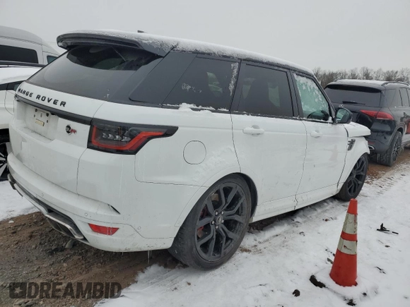 2022 Land Rover Range Rover Sport SVR with VIN SALWZ2RE8NA799997, listed as a Copart auction lot 38238204 with Not Provided miles and Salvage Title. Bid and sale history available at DreamBid. Image 3.