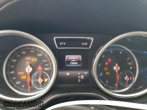 2018 Mercedes-Benz GLS with VIN 4JGDF7DE0JB029658, listed as a Copart auction lot 44472033 with 73,868 mi miles. Bid and sale history available at carsss.com. Image 9.