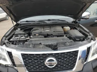 2018 Nissan Armada Platinum with VIN JN8AY2NEXJ9733932, listed as a Copart auction lot 68540944 with 60,030 mi miles and Salvage Title. Bid and sale history available at carsss.com. Image 12.