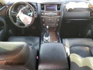 2012 Infiniti QX56 8-passenger with VIN JN8AZ2NC3C9318000, listed as a Copart auction lot 78378544 with 170,100 mi miles and Salvage Title. Bid and sale history available at carsss.com. Image 8.