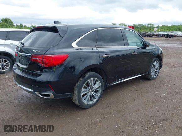 2017 Acura MDX Technology с VIN 5FRYD4H55HB039693, выставлен на аукционе IAAI как лот 42301763 с пробегом 123 399 миль миль и . История ставок и продаж доступна на DreamBid. Изображение 4.