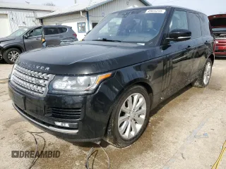 2017 Land Rover Range Rover HSE z VIN SALGS2FV9HA374192, wystawiony jako Copart lot #49655255 z przebiegiem 139 359 mil mil oraz Szkoda całkowita • Salvage title. Historia ofert i sprzedaży dostępna na DreamBid. Obrazek 1.