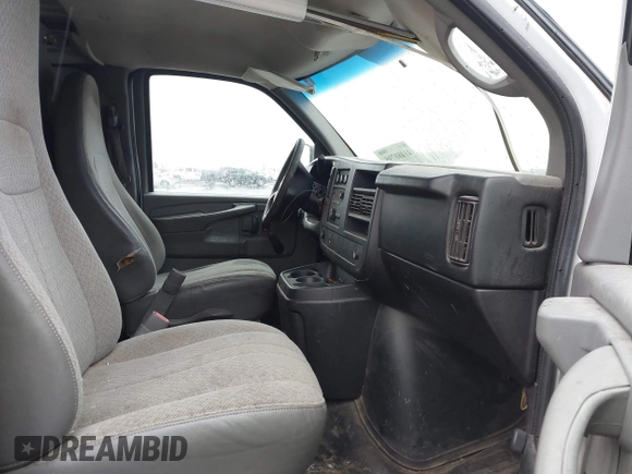 2010 Chevrolet Express Cargo with VIN 1GCZGFBA3A1158758, listed as a IAAI auction lot 41480795 with 240,053 mi miles and . Bid and sale history available at DreamBid. Image 5.