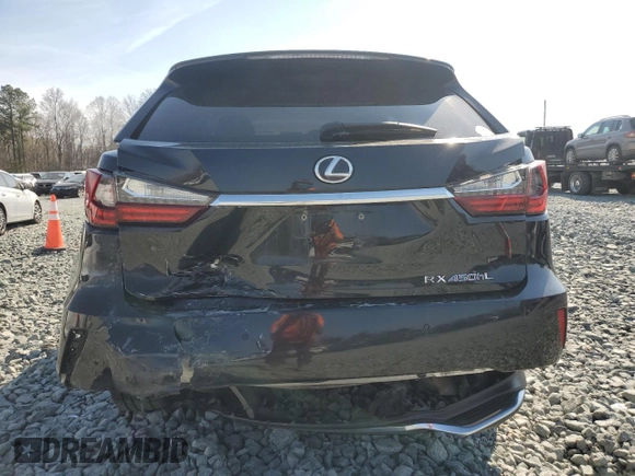 2019 Lexus RX with VIN JTJDGKCA9K2007871, listed as a Copart auction lot 50574855 with 113,140 mi miles and Salvage Title. Bid and sale history available at carsss.com. Image 6.