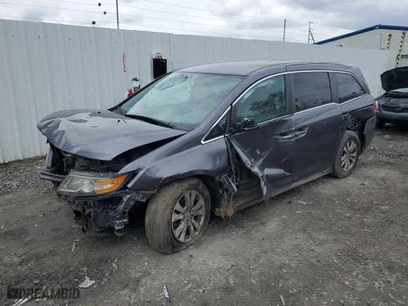 2016 Honda Odyssey SE with VIN 5FNRL5H39GB025260, listed as a Copart auction lot 50843025 with 0 mi miles and Salvage Title. Bid and sale history available at carsss.com. Image 1.