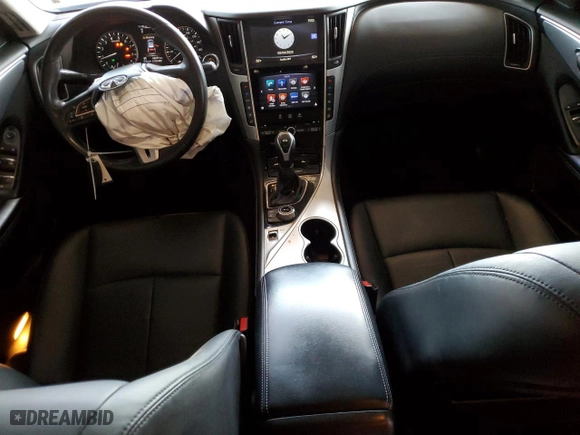 2019 Infiniti Q50 3.0t LUXE with VIN JN1EV7AP1KM540094, listed as a Copart auction lot 44002165 with 88,689 mi miles and Salvage Title. Bid and sale history available at carsss.com. Image 8.