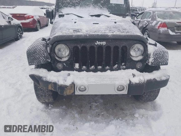 2014 Jeep Wrangler Sahara with VIN 1C4AJWBG3EL190302, listed as a IAAI auction lot 41299284 with 112,476 mi miles and . Bid and sale history available at DreamBid. Image 6.