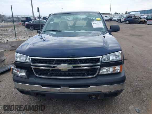 2006 Chevrolet Silverado 1500 Work Truck with VIN 3GCEC14X66G273992, listed as a IAAI auction lot 42093459 with 78,379 mi miles. Bid and sale history available at carsss.com. Image 11.
