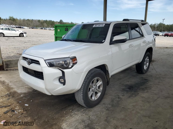 2022 Toyota 4Runner SR5 with VIN JTEEU5JR4N5264977, listed as a Copart auction lot 50719775 with 47,598 mi miles and Salvage Title. Bid and sale history available at carsss.com. Image 1.