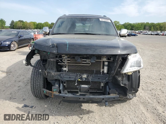 2018 Nissan Armada Platinum z VIN JN8AY2NF5J9332894, wystawiony jako Copart lot #52749905 z przebiegiem 128 352 mil mil oraz Szkoda całkowita • Salvage title. Historia ofert i sprzedaży dostępna na DreamBid. Obrazek 5.