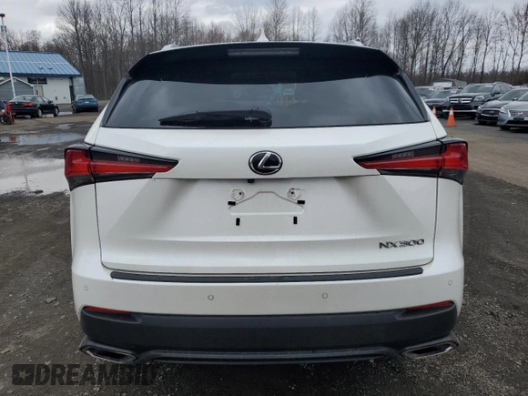 2018 Lexus NX with VIN JTJBARBZ5J2158018, listed as a Copart auction lot 52127215 with 107,317 mi miles and Salvage Title. Bid and sale history available at carsss.com. Image 6.
