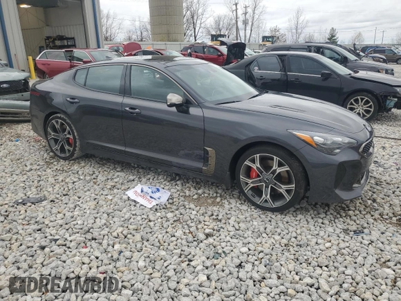 2019 Kia Stinger GT1 with VIN KNAE45LC0K6054506, listed as a Copart auction lot 79434114 with 29,497 mi miles and Non Repairable. Bid and sale history available at carsss.com. Image 4.