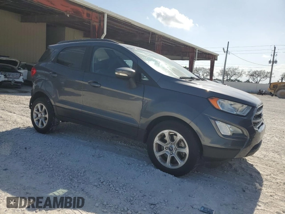2020 Ford EcoSport SE with VIN MAJ3S2GE0LC329505, listed as a Copart auction lot 52909145 with 16,128 mi miles and Salvage Title. Bid and sale history available at carsss.com. Image 4.