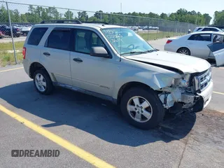 2008 Ford Escape XLT with VIN 1FMCU03178KC63619, listed as a IAAI auction lot 42540514 with 169,984 mi miles and . Bid and sale history available at DreamBid. Image 1.