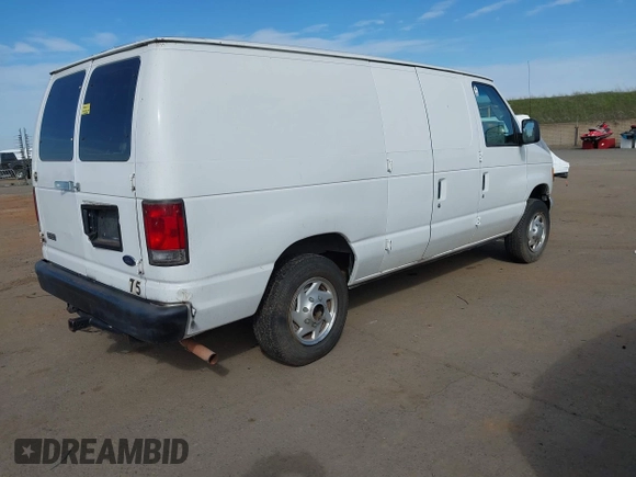 2007 Ford Econoline Cargo Commercial with VIN 1FTNE14W57DB11836, listed as a IAAI auction lot 41579750 with Not Provided miles and . Bid and sale history available at DreamBid. Image 4.