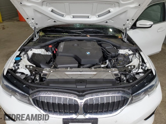 2022 BMW 3 Series 330i xDrive with VIN 3MW5R7J01N8C78063, listed as a Copart auction lot 55321055 with 22,797 mi miles and Salvage title. Bid and sale history available at DreamBid. Image 11.