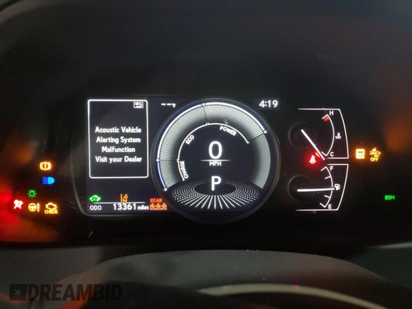 2023 Lexus UX 250h F Sport with VIN JTHB9JBH2P2066473, listed as a Copart auction lot 55363575 with 13,361 mi miles and Salvage Title. Bid and sale history available at DreamBid. Image 9.