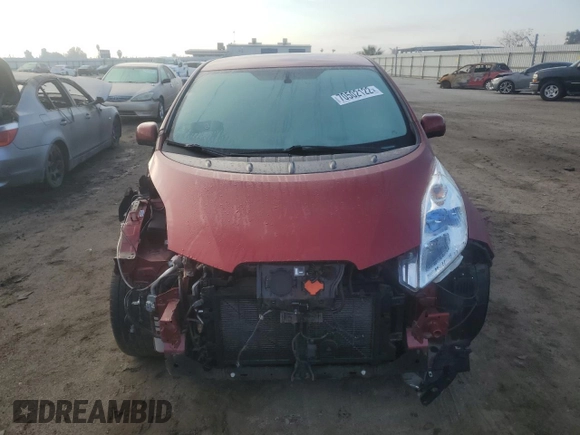 2015 Nissan LEAF SV with VIN 1N4AZ0CP3FC325967, listed as a Copart auction lot 70502122 with 30,502 mi miles. Bid and sale history available at carsss.com. Image 5.
