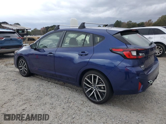 2024 Subaru Impreza Sport with VIN JF1GUAFC2R8248121, listed as a Copart auction lot 78352944 with 17,706 mi miles and Salvage Title. Bid and sale history available at carsss.com. Image 2.