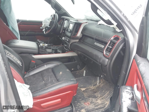 2019 Ram 1500 Rebel with VIN 1C6RRFEG1KN822602, listed as a IAAI auction lot 41156572 with 74,016 mi miles. Bid and sale history available at carsss.com. Image 5.