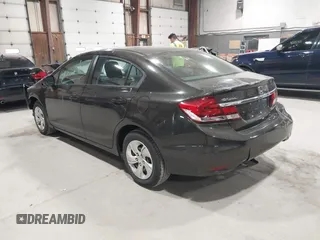 2013 Honda Civic LX with VIN 19XFB2F54DE264712, listed as a IAAI auction lot 42116713 with 45,574 mi miles and . Bid and sale history available at DreamBid. Image 3.