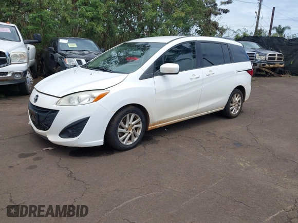 2012 Mazda 5 Sport with VIN JM1CW2BL7C0115861, listed as a IAAI auction lot 41957762 with 133,249 mi miles. Bid and sale history available at carsss.com. Image 22.