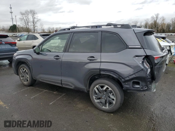 2025 Subaru Forester Limited with VIN JF2SLDRC9SH437747, listed as a Copart auction lot 85094294 with 3,129 mi miles and Salvage Title. Bid and sale history available at carsss.com. Image 2.