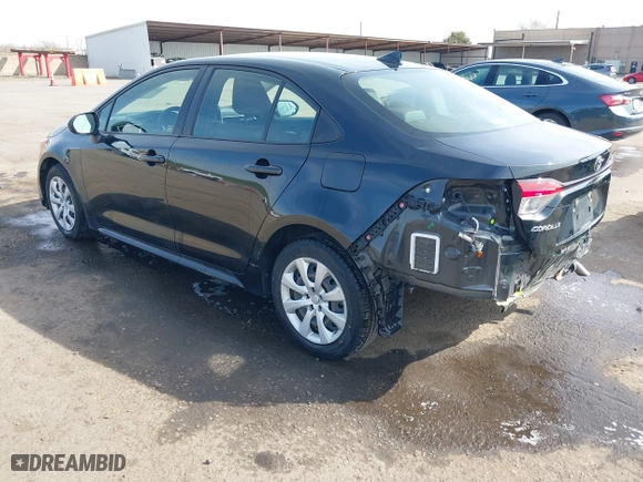 2020 Toyota Corolla LE with VIN JTDEPRAE7LJ042552, listed as a IAAI auction lot 41771581 with 119,568 mi miles. Bid and sale history available at carsss.com. Image 3.