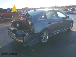 2019 Hyundai Sonata Sport with VIN 5NPE34AFXKH800205, listed as a IAAI auction lot 41227546 with 82,850 mi miles. Bid and sale history available at carsss.com. Image 4.