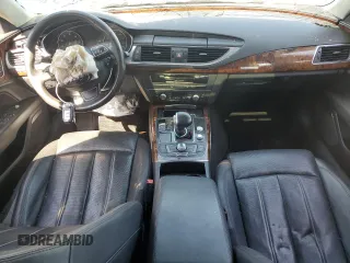 2012 Audi A7 3.0 Prestige with VIN WAUSGAFC1CN032360, listed as a Copart auction lot 52434755 with 0 mi miles and Salvage Title. Bid and sale history available at carsss.com. Image 8.