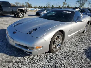 2002 Chevrolet Corvette with VIN 1G1YY22G825116143, listed as a Copart auction lot 88000745 with 78,714 mi miles and Salvage Title. Bid and sale history available at carsss.com. Image 1.