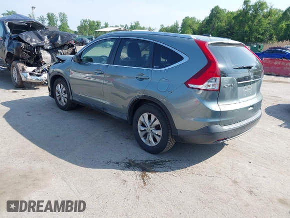 2012 Honda CR-V EX-L with VIN JHLRM4H75CC020481, listed as a IAAI auction lot 42167426 with 187,540 mi miles and . Bid and sale history available at DreamBid. Image 3.