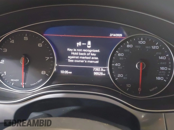 2016 Audi A6 2.0T Premium Plus with VIN WAUGFAFC8GN088505, listed as a IAAI auction lot 41569043 with 98,528 mi miles. Bid and sale history available at carsss.com. Image 7.