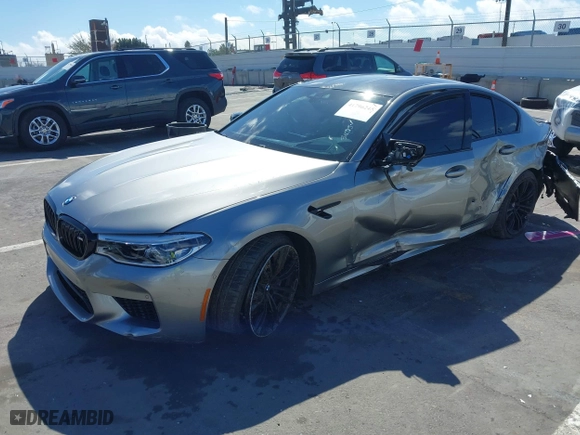 2020 BMW M5 Competition with VIN WBSJF0C05LB448878, listed as a IAAI auction lot 41796245 with 62,856 mi miles. Bid and sale history available at carsss.com. Image 16.