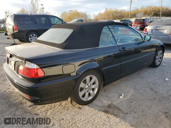 2005 BMW 3 Series 325Ci with VIN WBABW33445PL36026, listed as a Copart auction lot 79964594 with 151,444 mi miles and Clean Title. Bid and sale history available at carsss.com. Image 3.